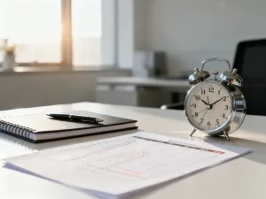 Przytulny, minimalistyczny pokój dziecięcy z drewnianym łóżeczkiem, przygotowany na powitanie nowego członka rodziny.